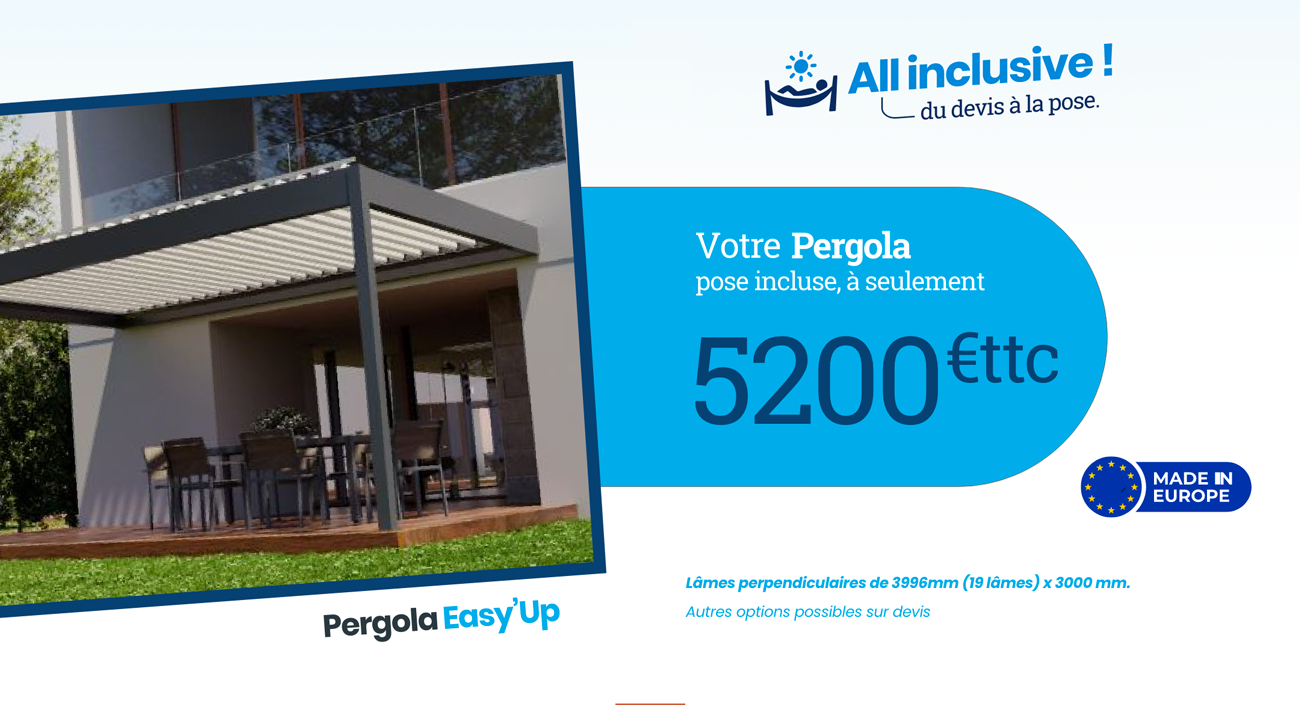 Pergolas bioclimatiques